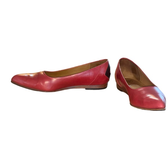John Fluevog Presence Impulse Red flats. Size  7 *Discontinued styles GUC - Picture 6 of 12
